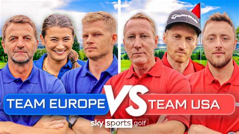 Team Europe vs Team USA .